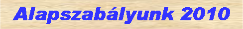 Alapszabály